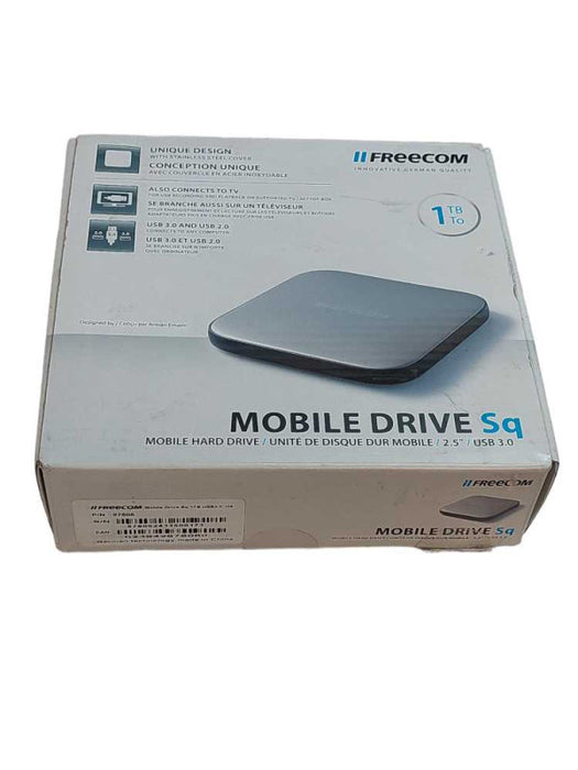 Verbatim Freecom 1TB Mobile Drive Sq Portable Hard Drive USB 3.0 - Silver new :