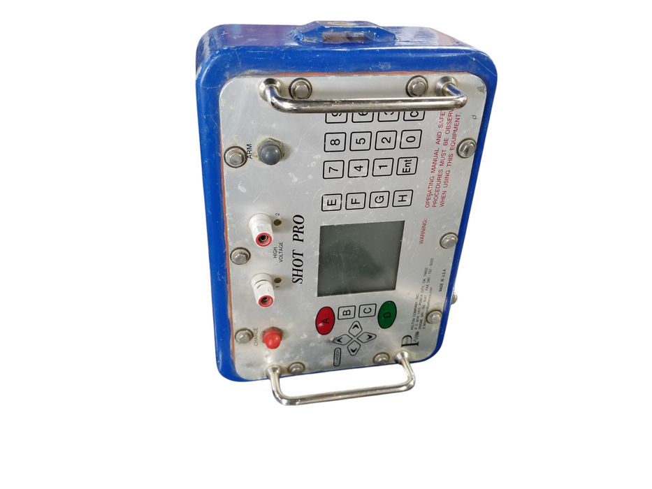 Pelton SHOT PRO Industrial Blasting/Seismic Initiator Controller *READ* Q