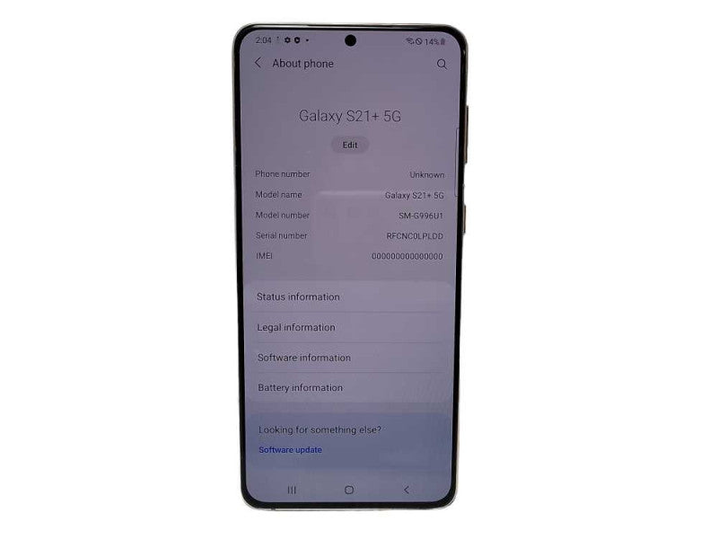 Samsung Galaxy S21+ 5G 128GB (SM-G991W) DEMO Phone READ $