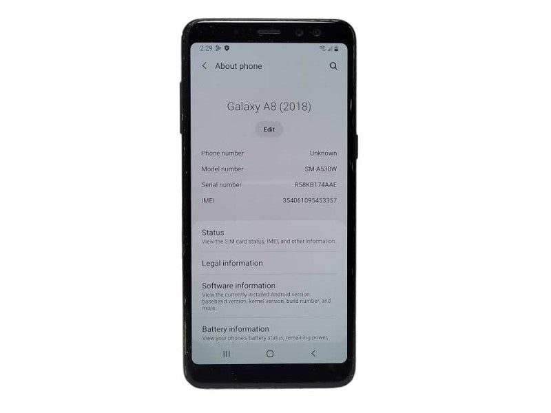 Samsung Galaxy A8 32GB (SM-A530W) - READ $