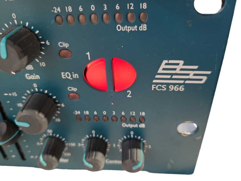 BSS FCS 966 Opal Constant Q Stereo Graphic Equalizer Dual 31 Band !