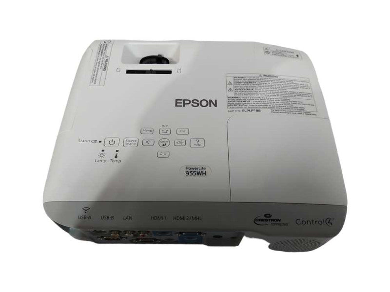 Epson PowerLite 955WH H683A Projector 3200 Lumens, 1599Hours