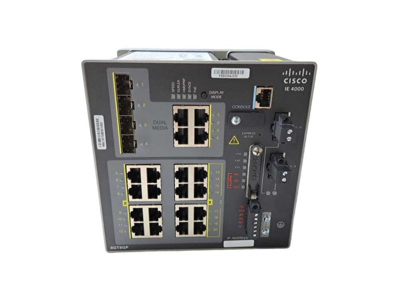 Cisco IE-4000-8GT8GP4G-E | 8x GE PoE+ | 4x GE Combo Industrial Switch )
