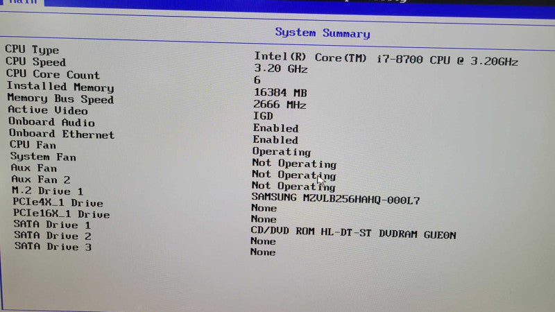 Lenovo ThinkCentre M720s | Core i7-8700 | 16GB RAM | 256GB NVMe Q%