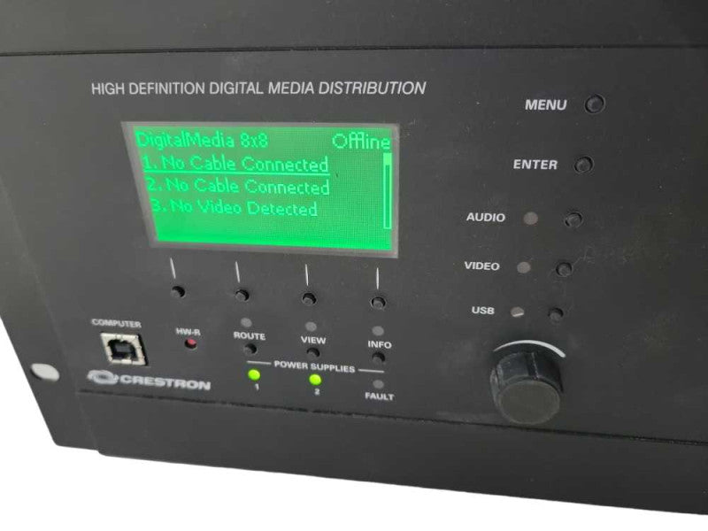 Crestron DM-MD8X8-RPS 8x8 Digital Media Switcher various module cards !