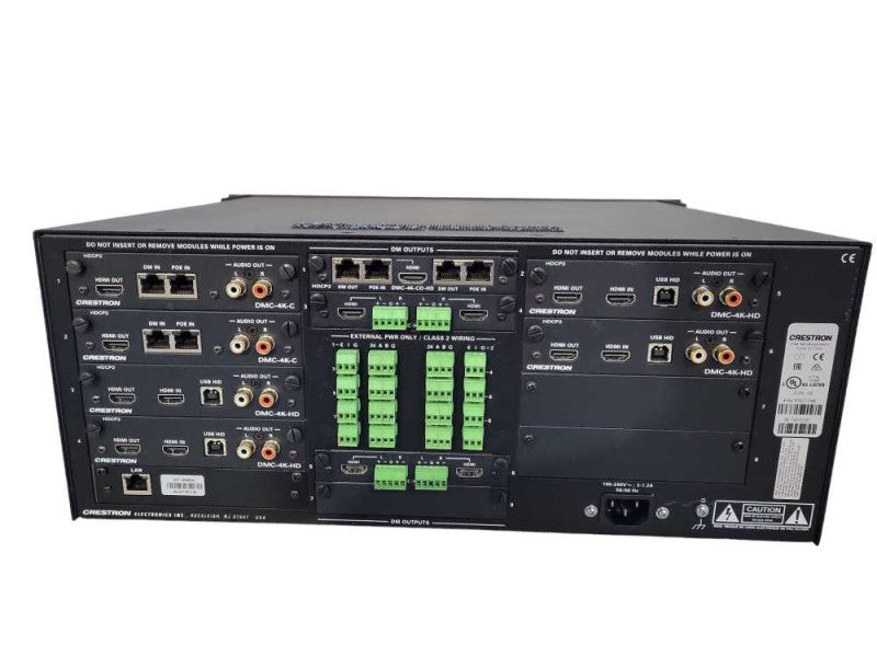 Crestron DM-MD8X8-RPS 8x8 Digital Media Switcher various module cards !