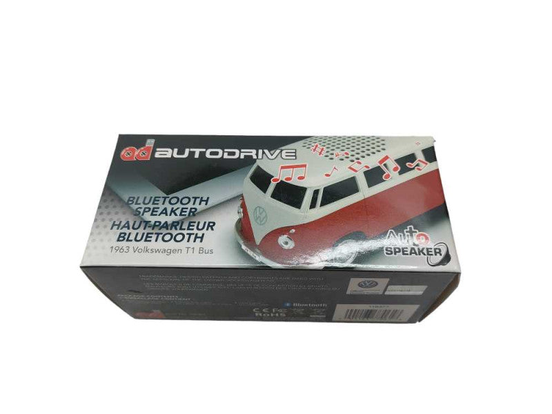 Welly No.94002 1963 Volkswagon T1 Bus Bluetooth Speaker (RED) new in box  =