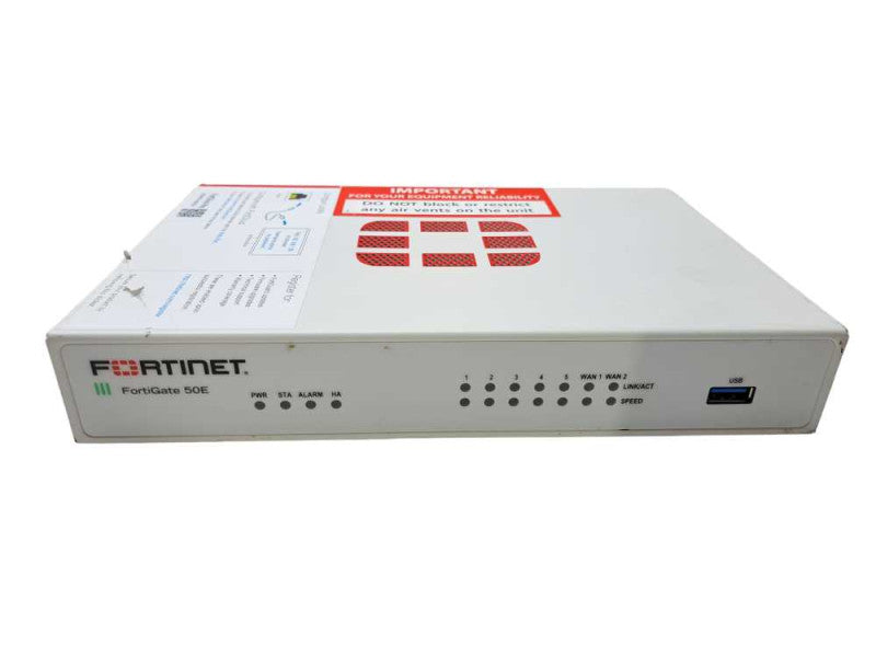 Fortinet Fortigate-50E FG-50E | Network Security Firewall | Factory Reset )