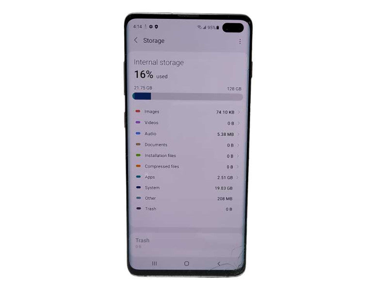 Samsung Galaxy S10+ SM-G975W 128GB READ $