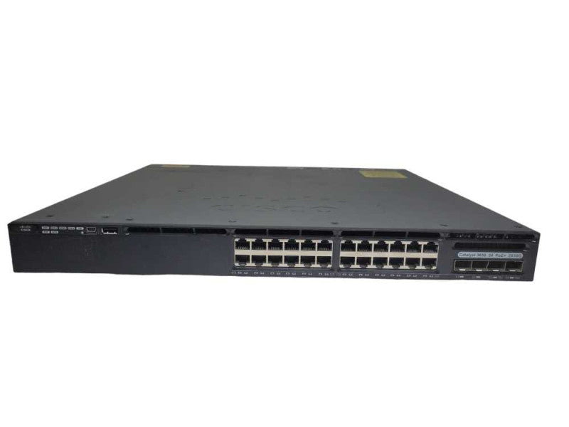 Cisco Catalyst WS-C3650-24PD-S 24-Port PoE+ 2x10G SFP %