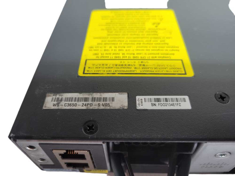 Cisco Catalyst WS-C3650-24PD-S 24-Port PoE+ 2x10G SFP %