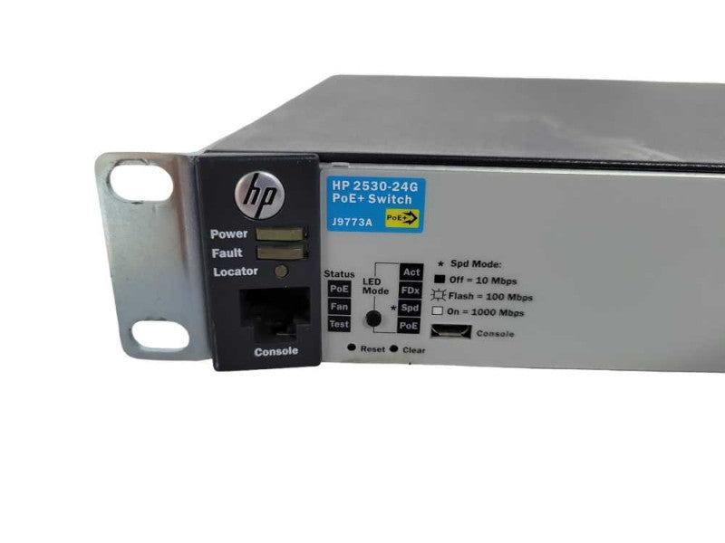 HP J9773A | 2530-24G-PoE+ | 24 Port Gigabit PoE+ w/ 4x SFP Switch !