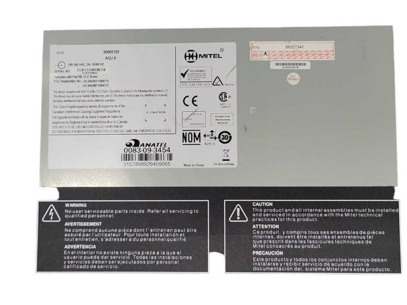 Mitel ASU II With Dual - 24 Port ONSP Part # 50005731 Q_