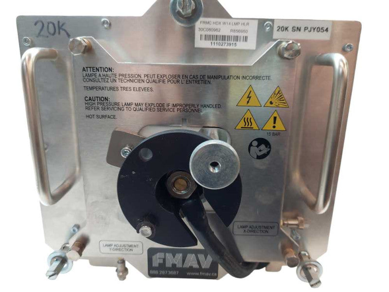 Projector Bulb Barco 20K FMAV Lamp FRMC HDX W14 LMP HLR 30C080962 R856950 =
