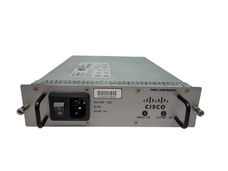 Cisco PWR-C49M-1000AC AC Power Supply for WS-C4900M Switch Q%