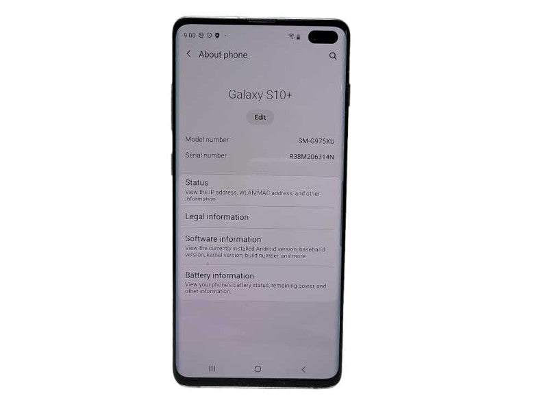 Samsung Galaxy S10+ SM-G975XU 128GB Live Demo Unit READ $