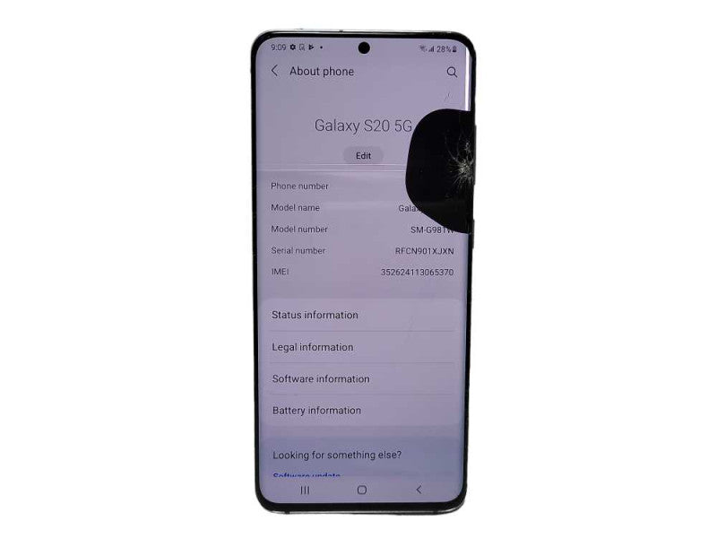 Samsung Galaxy S20 5G SM-G981W - READ $