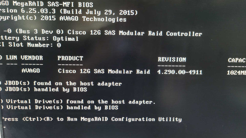 Cisco UCS C240 M4 - Xeon E5-2623 v3 | 32GB RAM | NO HDD | Cisco 12G SAS RAID %