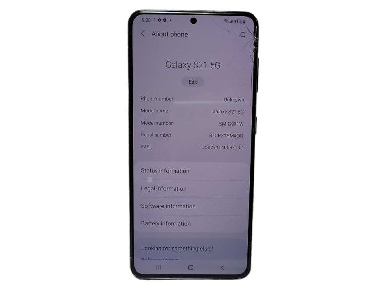 Samsung Galaxy S21 5G 128GB (SM-G991W) $