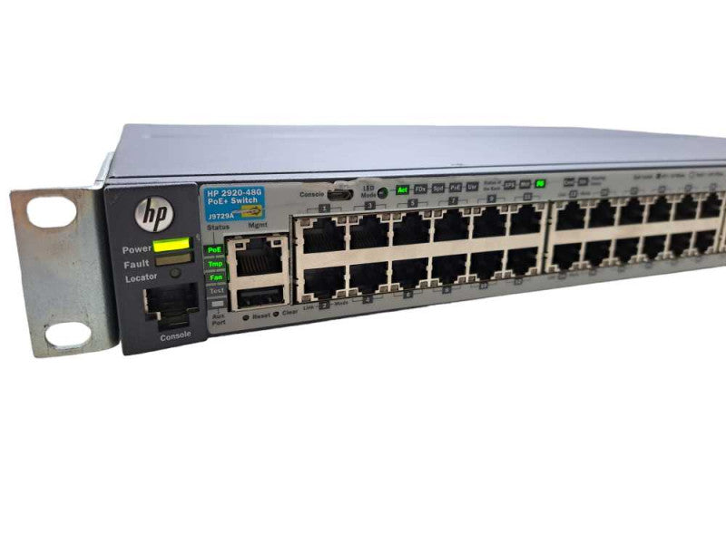 HP 2920-48G PoE+ | 48-Port Gigabit PoE+ Network Switch | J9729A *READ* )
