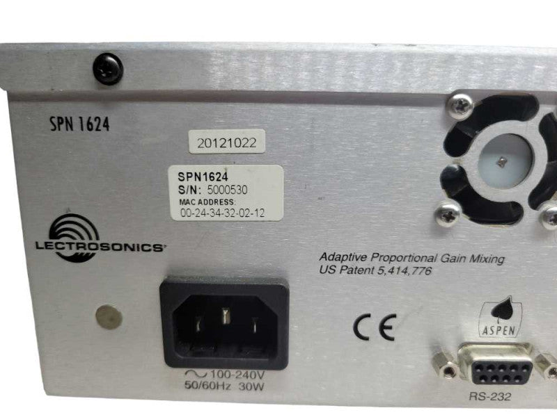 Lectrosonics Aspen SPN1624 Digital Signal Processor %