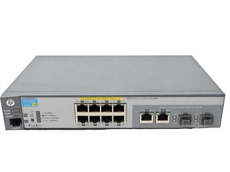 HP 2520G-8-POE J9298A 8-Ports managed switch _