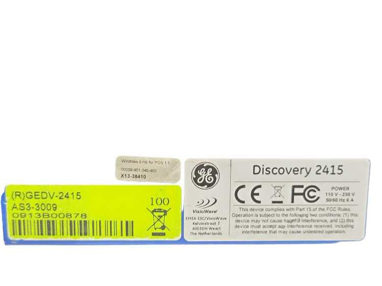 GE Discovery 2415 GEDV-2415 Video surveillance system, READ _