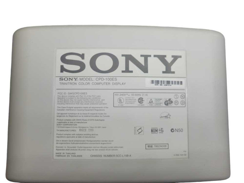 Sony Trinitron CPD-100ES 15\\" VGA CRT Monitor %
