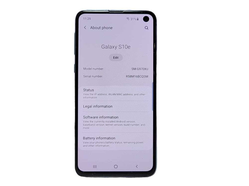 Samsung Galaxy S10e 128GB (SM-G970W) READ $