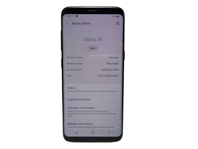 Samsung Galaxy S8 64GB (SM-G950W) - READ $