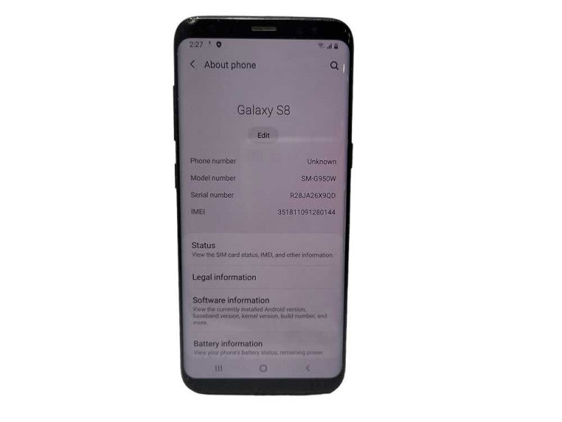 Samsung Galaxy S8 64GB (SM-G950W) - READ $