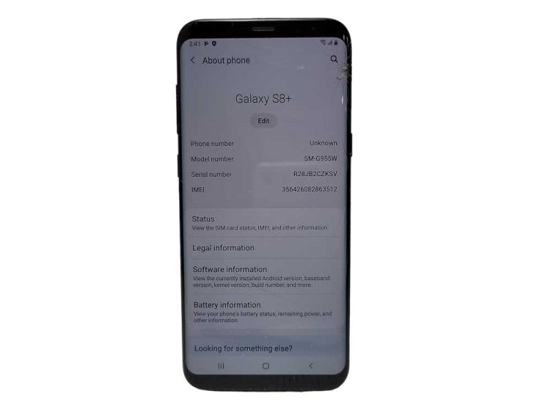 Samsung Galaxy S8+ 64GB SM-G955W READ $