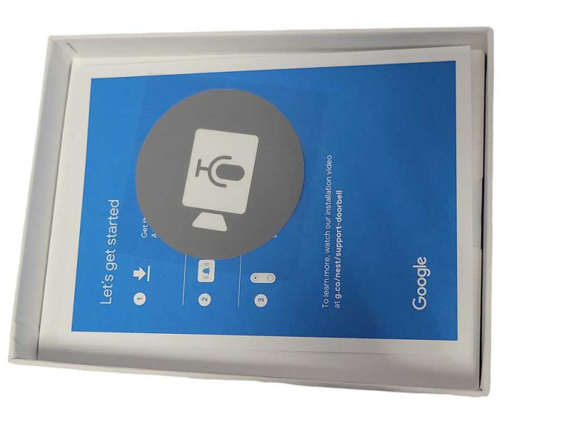 Google Nest Doorbell Wired Video Doorbell Security camera, READ _