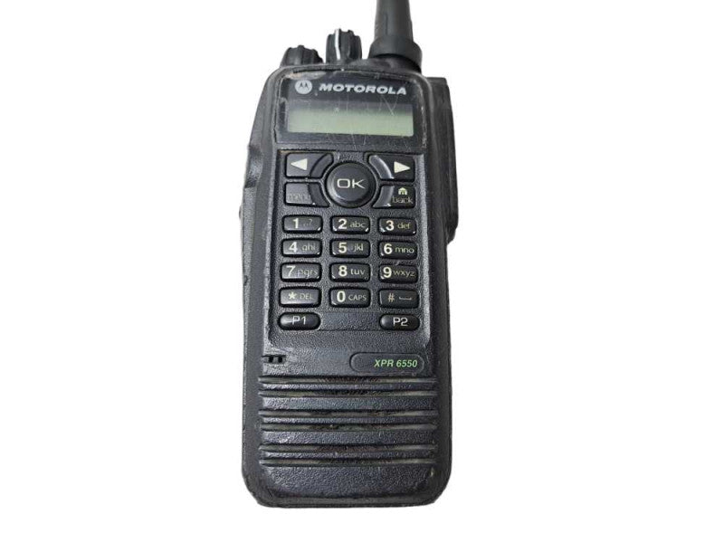 Motorola XPR6550 Digital MotoTrbo Radio with Antenna | AAH55QDH9LA1AN  Q)