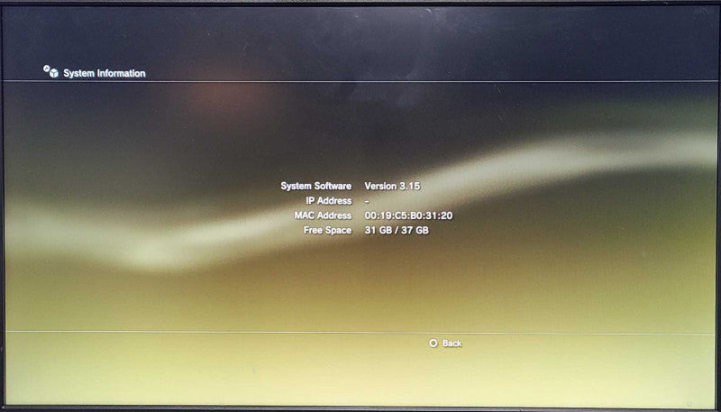 Sony PlayStation 3 Black Fat Console With 1x PS3 Controller