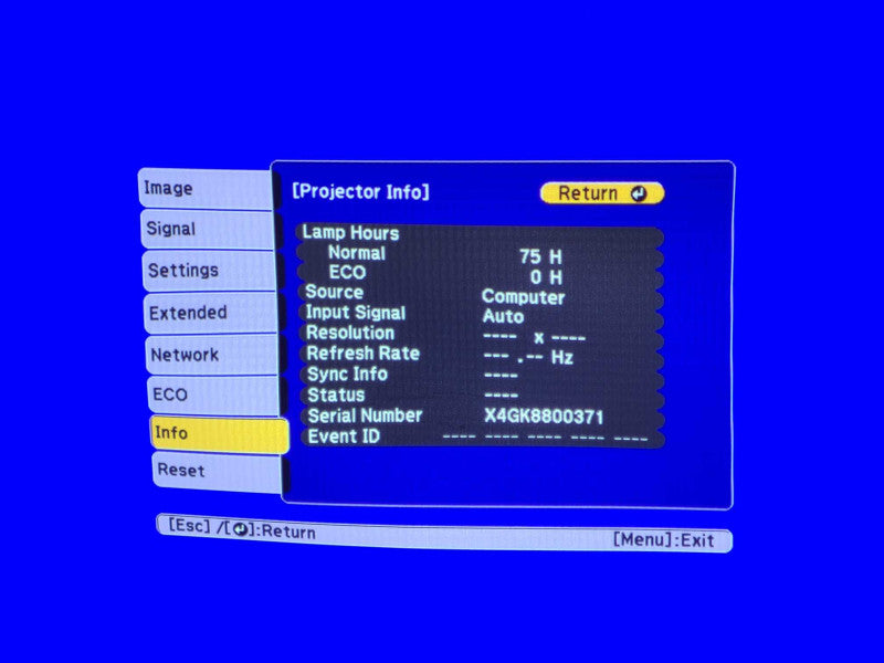 Epson Powerlite VS350 3300 Lumens 3LCD Projector, 75hours