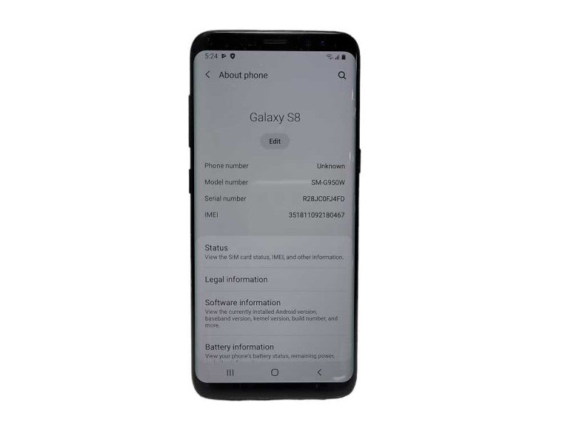 Samsung Galaxy S8 64GB (SM-G950W) - READ $