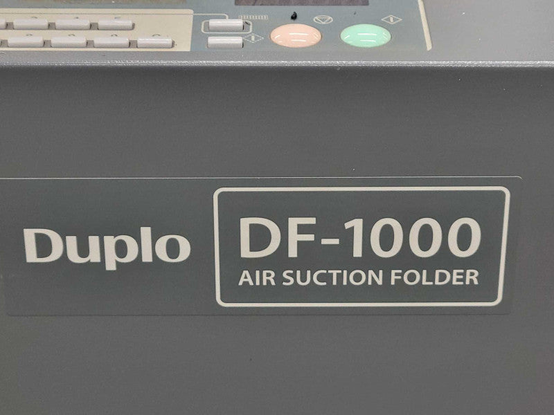 Duplo DF-1000 Air Suction Folder, READ _