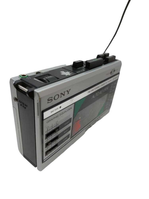 Sony 2 Band Cassette Player Model:WM-F18/F28 Auto Reverse AM/FM Made in Japan =