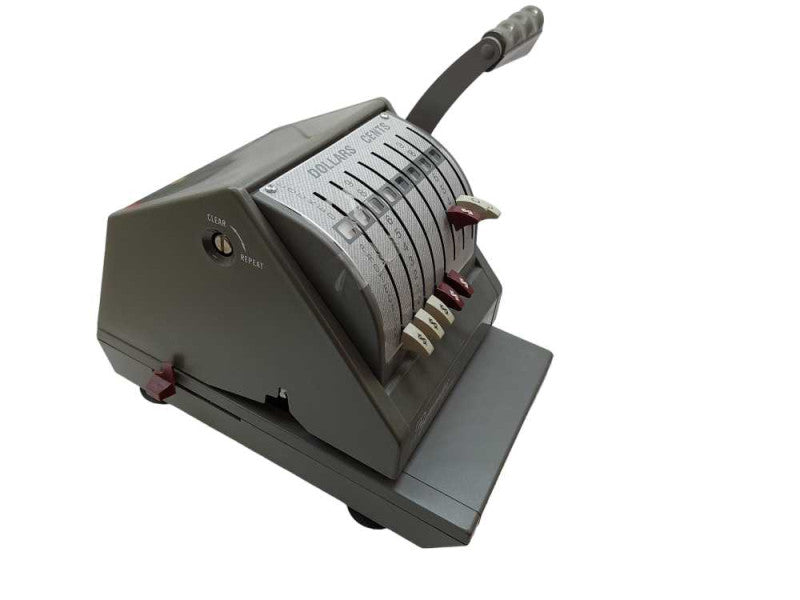 Vintage Paymaster Cheque Maker Money Order Machine  Model:9000-8  =