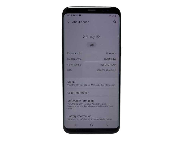 Samsung Galaxy S8 64GB (SM-G950W) - READ $