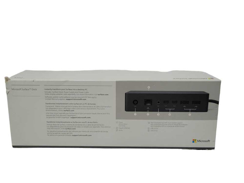 Microsoft Surface Pro Dock 3 4 5 6 7 Model 1661, w/ AC Adapter  Q_