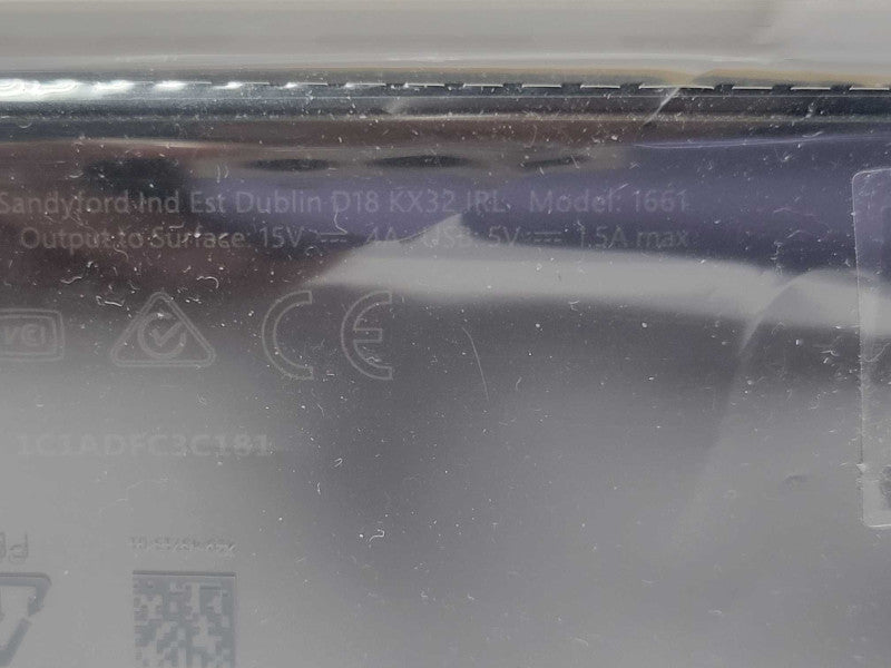 Microsoft Surface Pro Dock 3 4 5 6 7 Model 1661, w/ AC Adapter  Q_