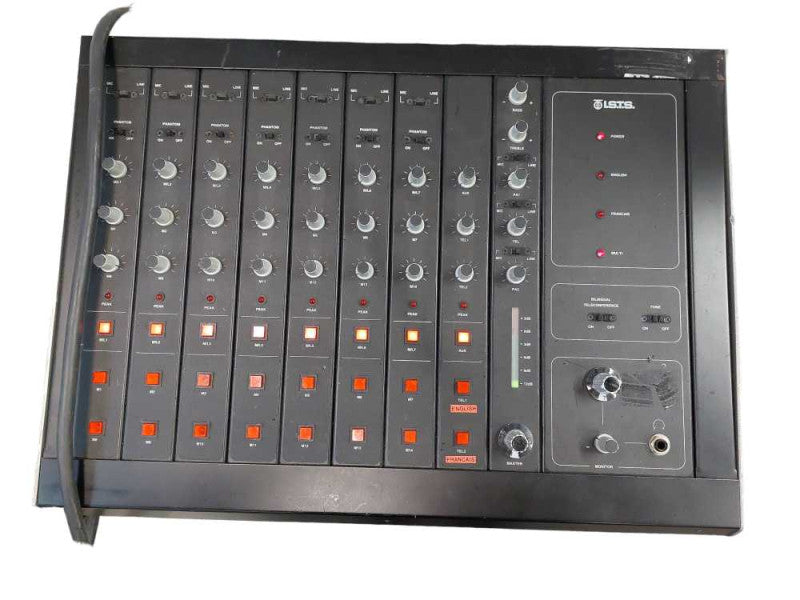 ISTS Audio Mixer MN:P14 Min 10 Inputs & 5 Multi DOL 8/2 Interpreter Consoles  =