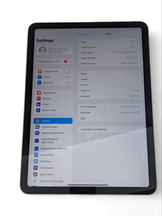Apple iPad Air (4th generation) 64GB Pink UNLOCKED PLZ READ  -