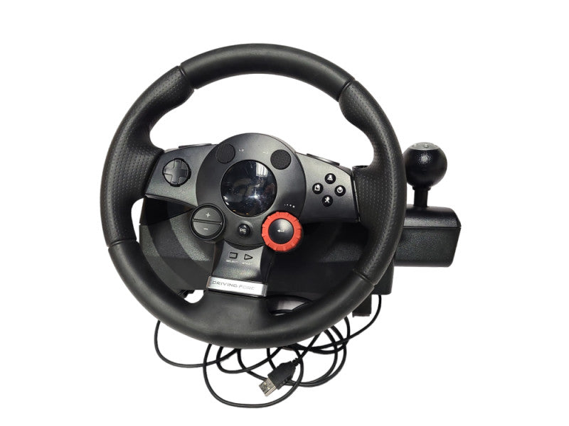 Logitech Driving Force GT E-X5C19 Racing Wheel With Foot Pedals, PC PS2 PS3
