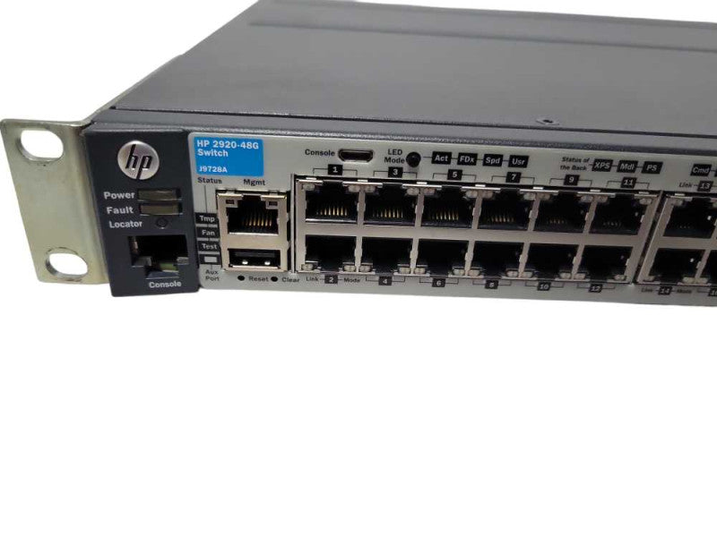 HP 2920-48G J9728A 48-Port 4x SFP Gigabit Ethernet Managed Switch _