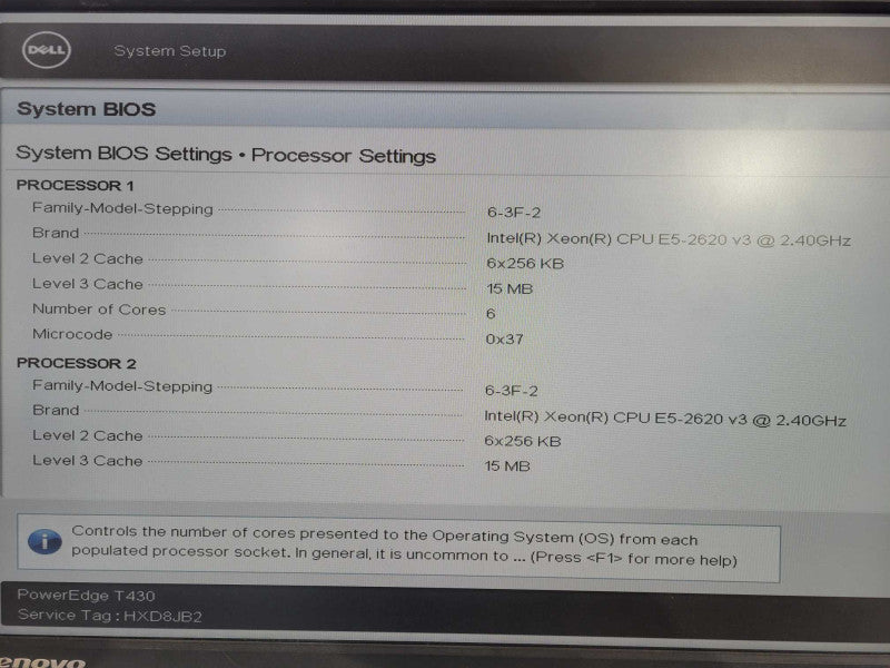 Dell T430 Tower Server 2x Xeon E5-2620 v3 @ 2.40GHz 32GB DDR4 H330 RAID !