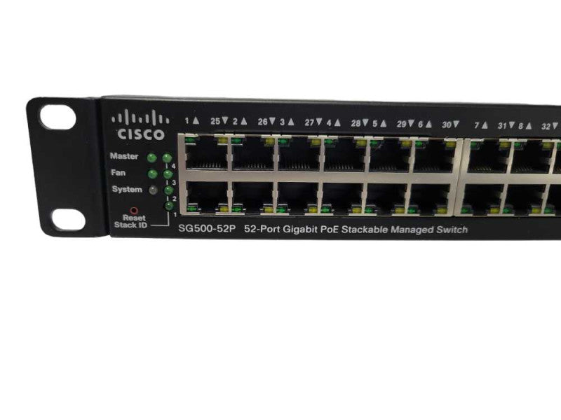 Cisco SG500-52P-K9 52-Port Gigabit PoE Managed Ethernet Switch _