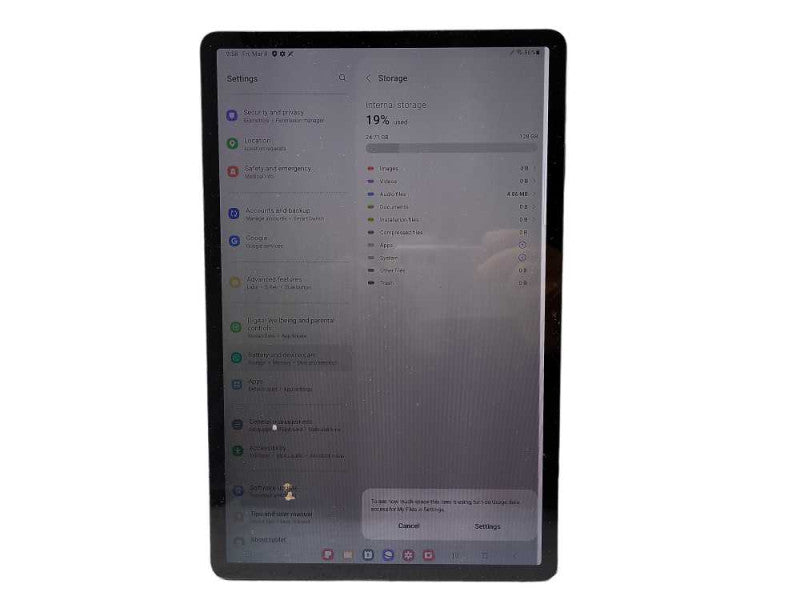 Samsung Galaxy Tab S7 Plus T970 12.4\\" 128GB Black (WiFi)  READ $